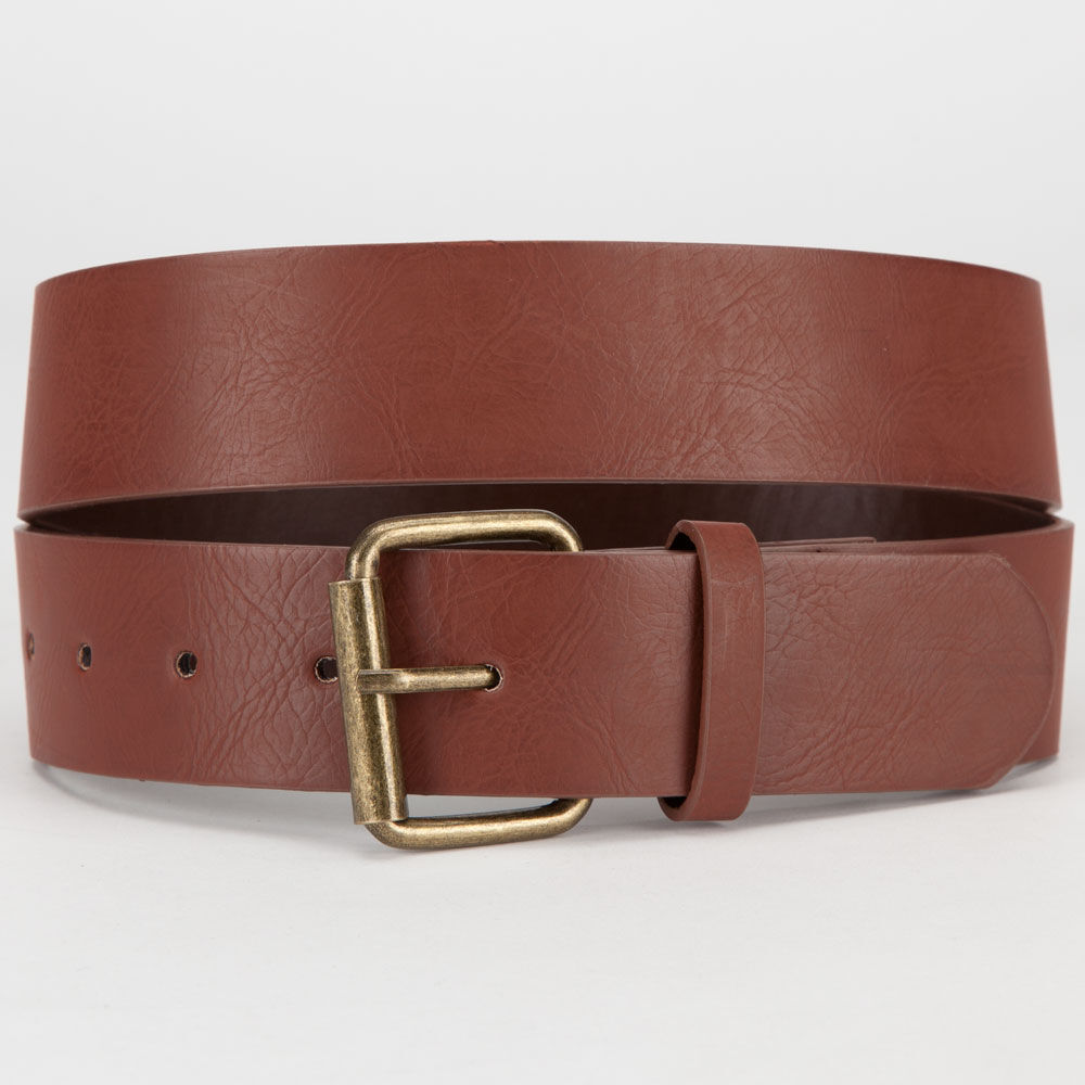 Basic Faux Leather Belt COGNA Tillys