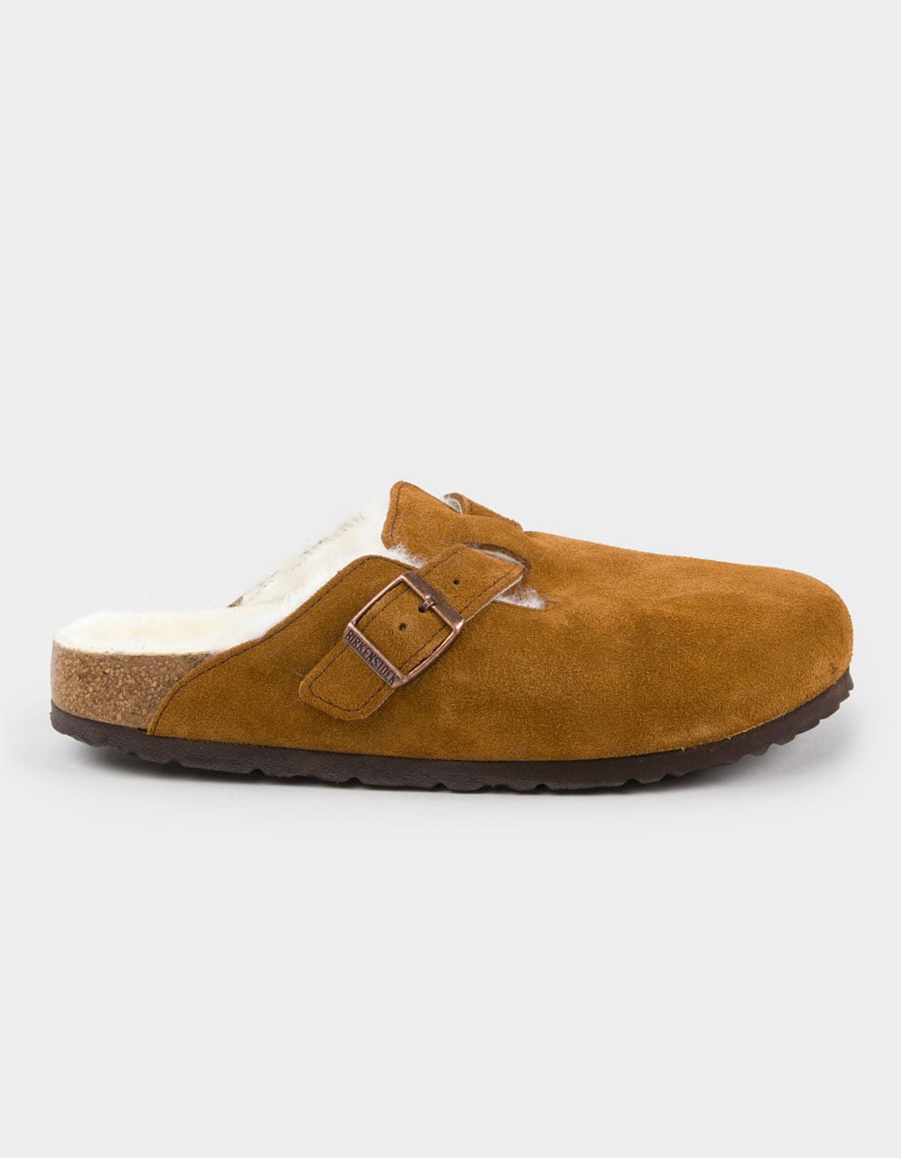 BIRKENSTOCK Boston Shearling Womens Clogs - NATURAL