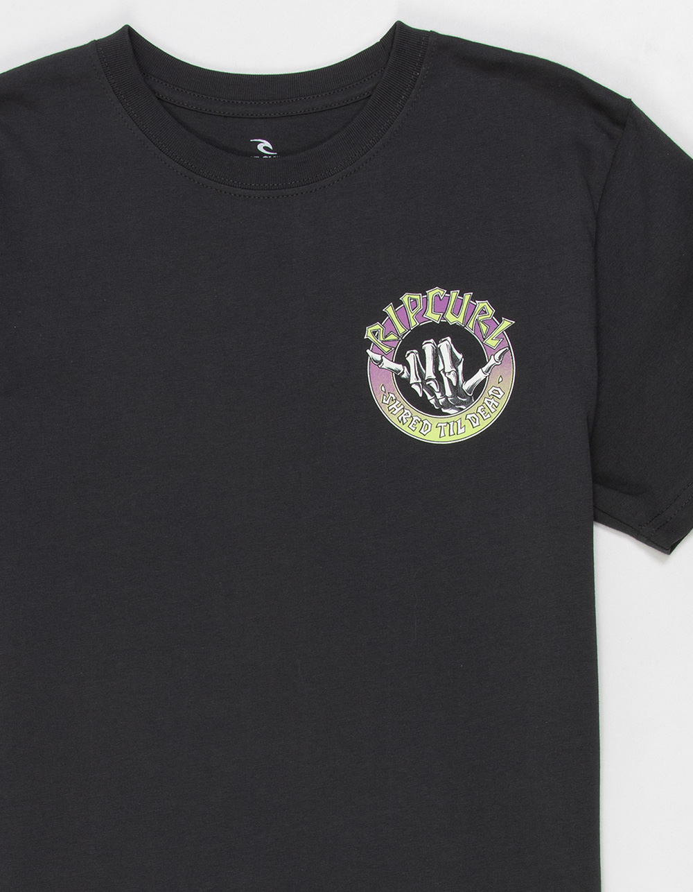 RIP CURL Shred Til Dead Boys Tee - BLACK