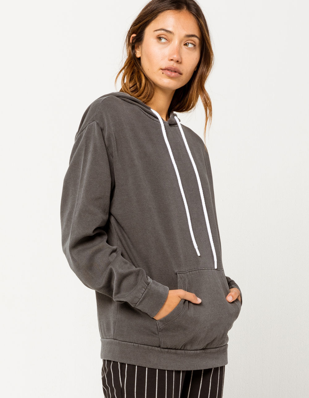 SKY AND SPARROW Mineral Womens Oversized Hoodie image number 1