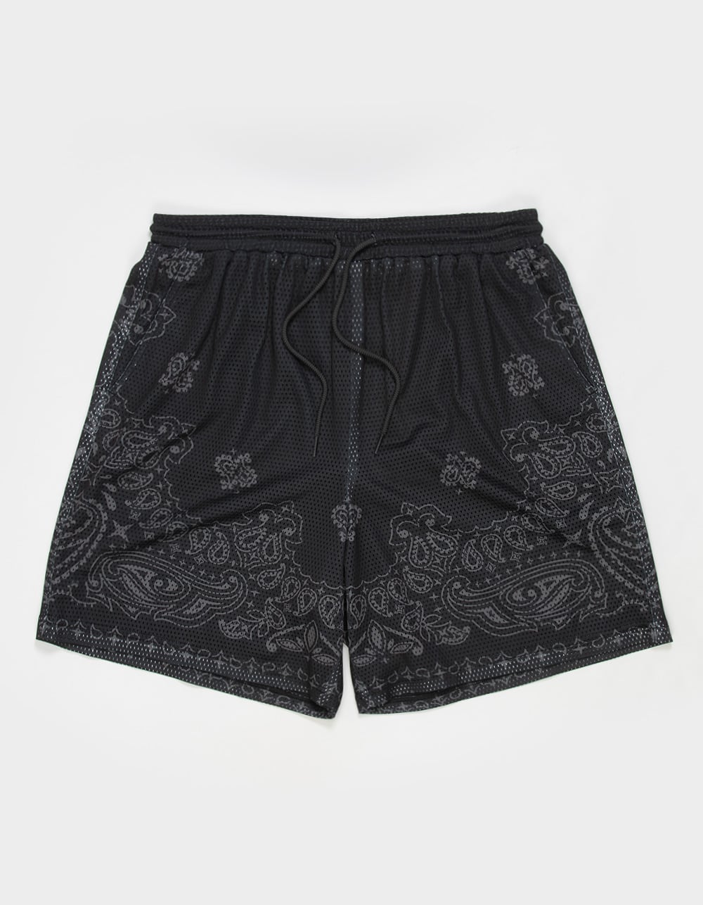 RSQ Mens 6" Mesh Shorts - BLACK COMBO