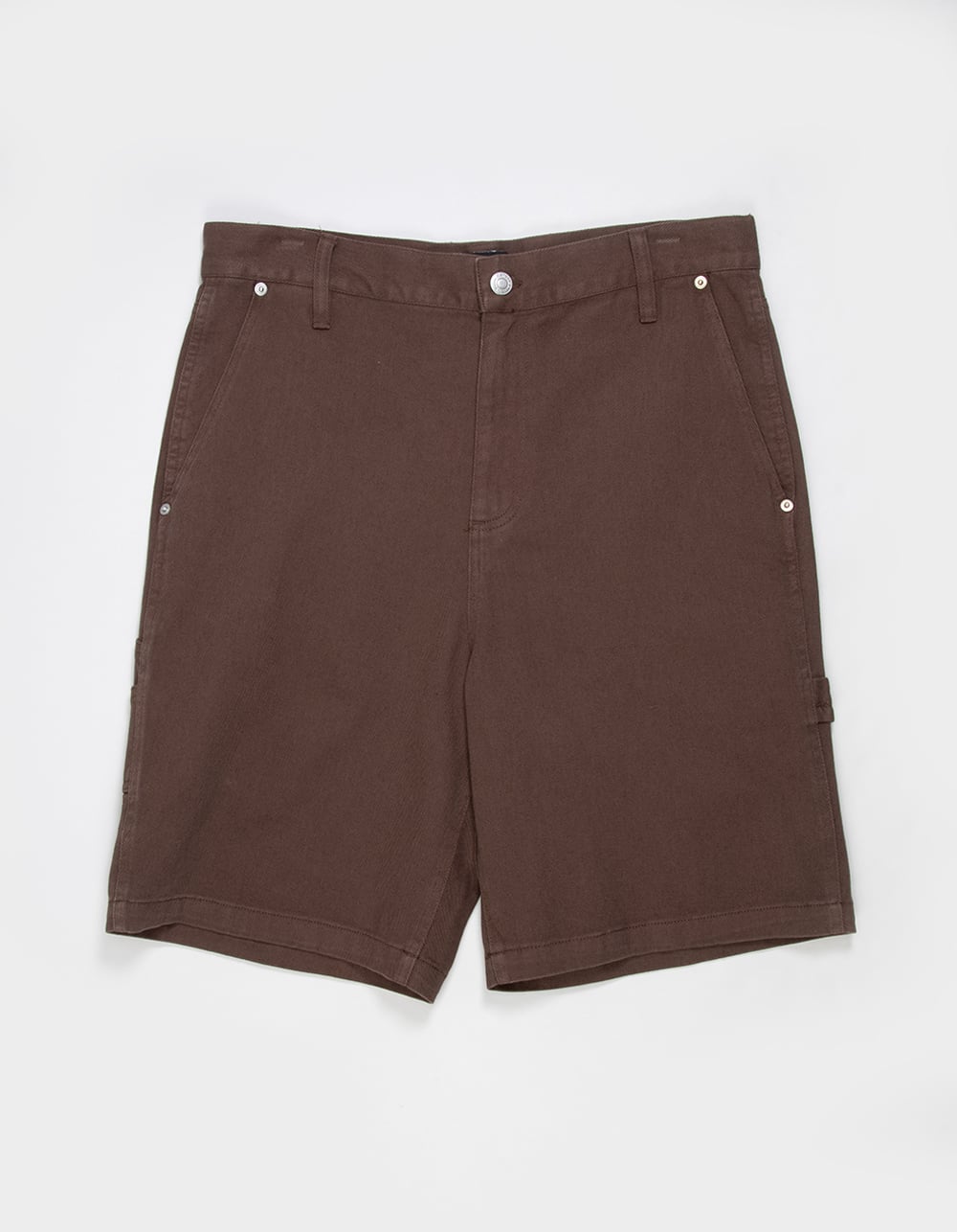 RSQ Mens Loose Twill Carpenter Shorts - COFFEE