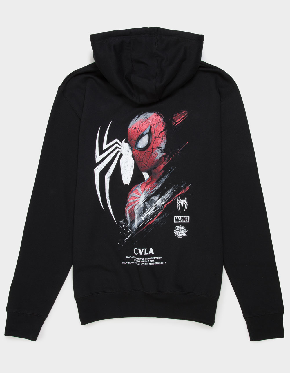 CVLA x Marvel Spider-Man Mens Hoodie - BLACK