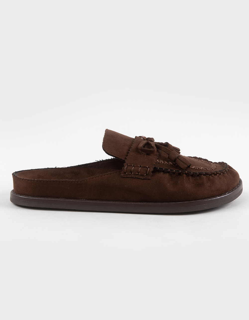 MIA Nesha Womens Moccasin Mules - CHOCOLATE