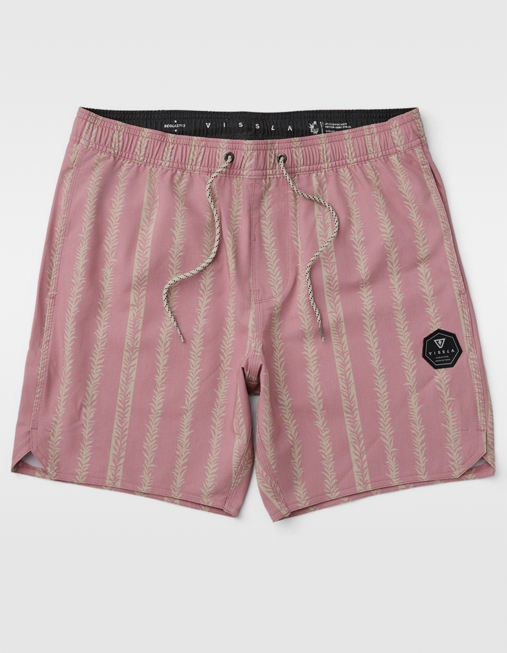 VISSLA Kelpline Ecolastic Mens 16.5" Boardshorts - ROSE