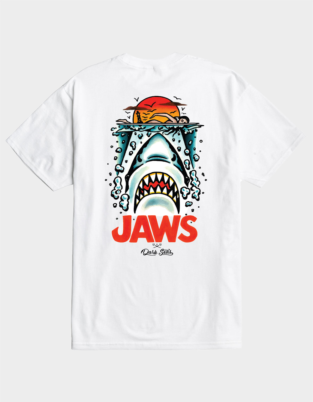 DARK SEAS x Jaws Out Of The Blue Boys Tee - WHITE