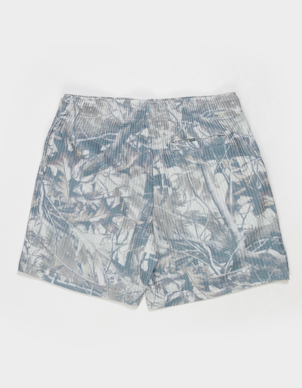 LIRA Mens Waffle Knit Shorts - CAMO KHAKI