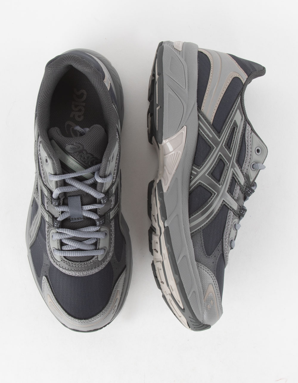gray asics mens