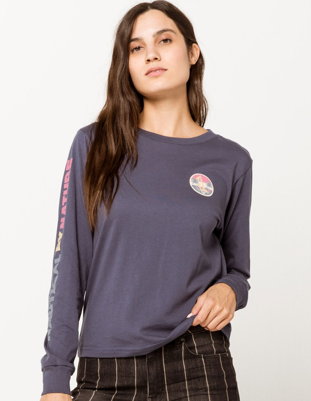 ROXY Nautical By Nature Womens Tee - NAVY | Tillys
