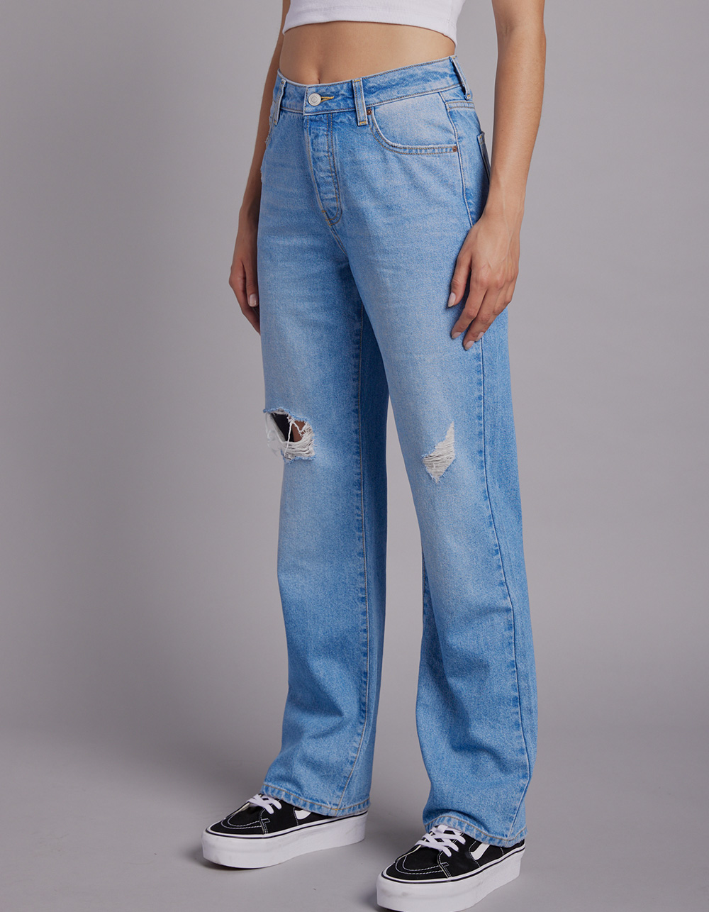 RSQ Womens High Rise Straight Leg Jeans