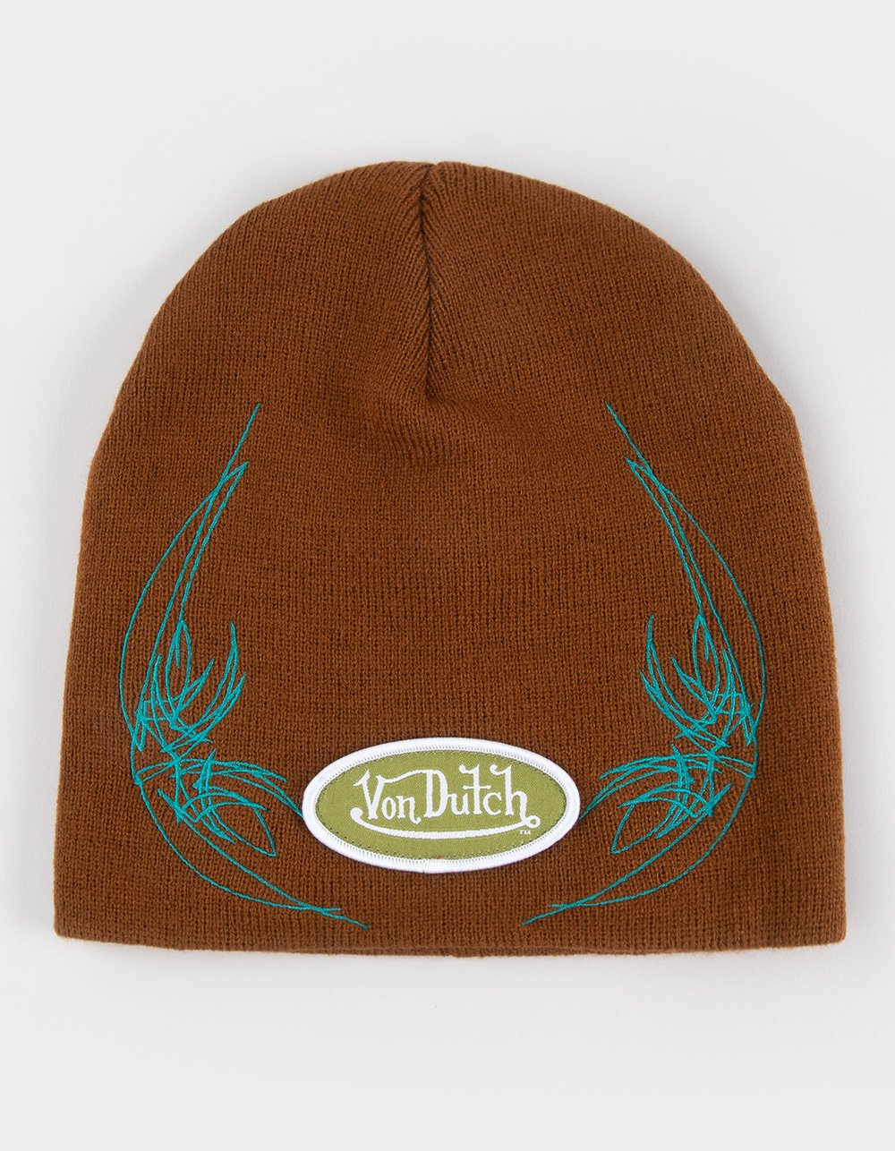 VON DUTCH Doberpin Beanie - BROWN COMBO