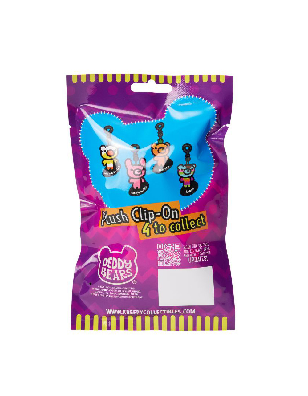 DEDDY BEARS Clip-On Mini Plush Easter Edition Blind Bag - ASST