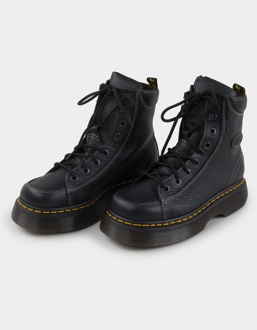 DR. MARTENS Buzz 8-Eye Womens Boots - BLACK