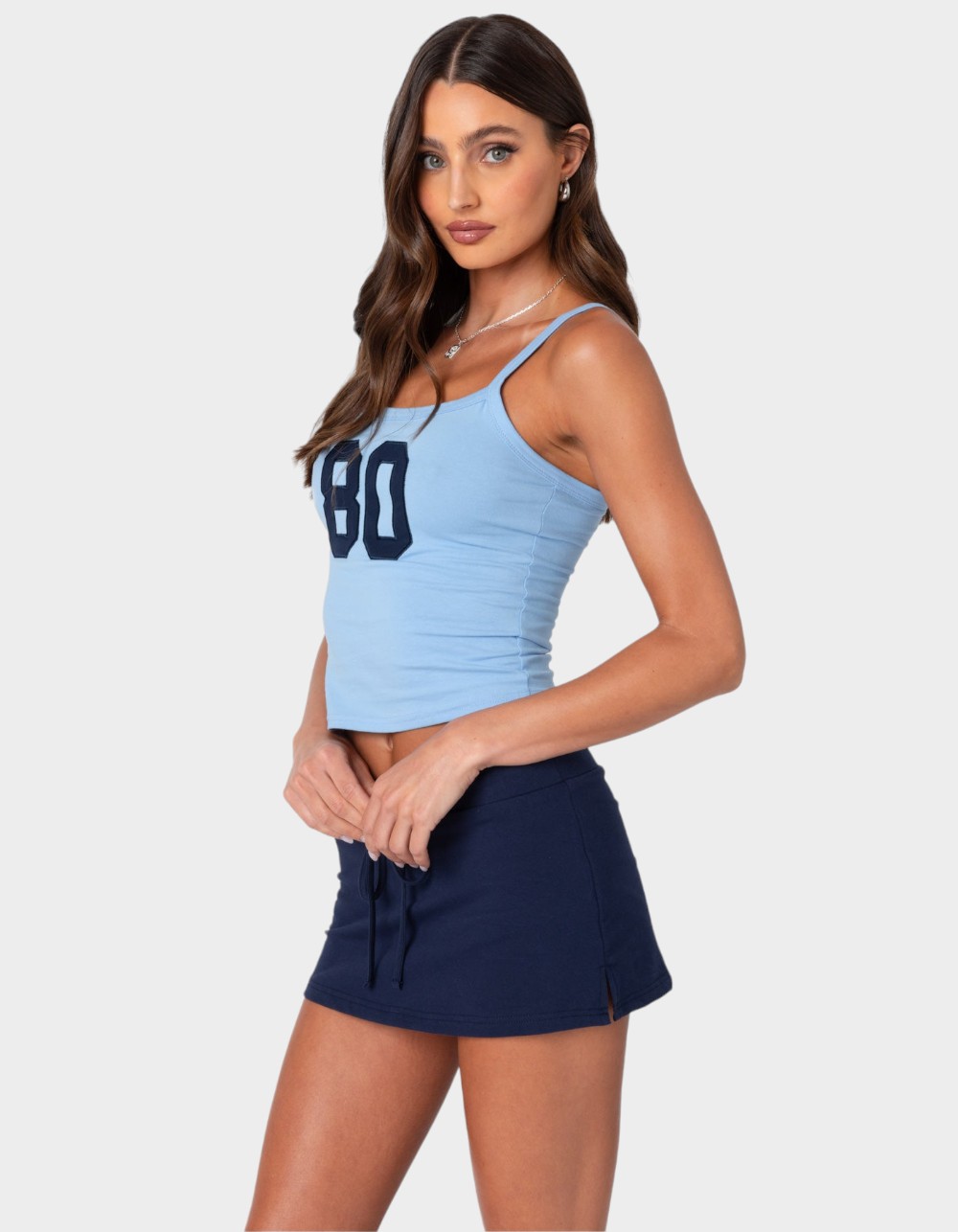 EDIKTED 80's Babe Tank Top