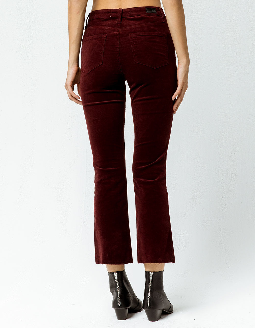 RSQ Sydney Crop Womens Flare Corduroy Pants image number 3