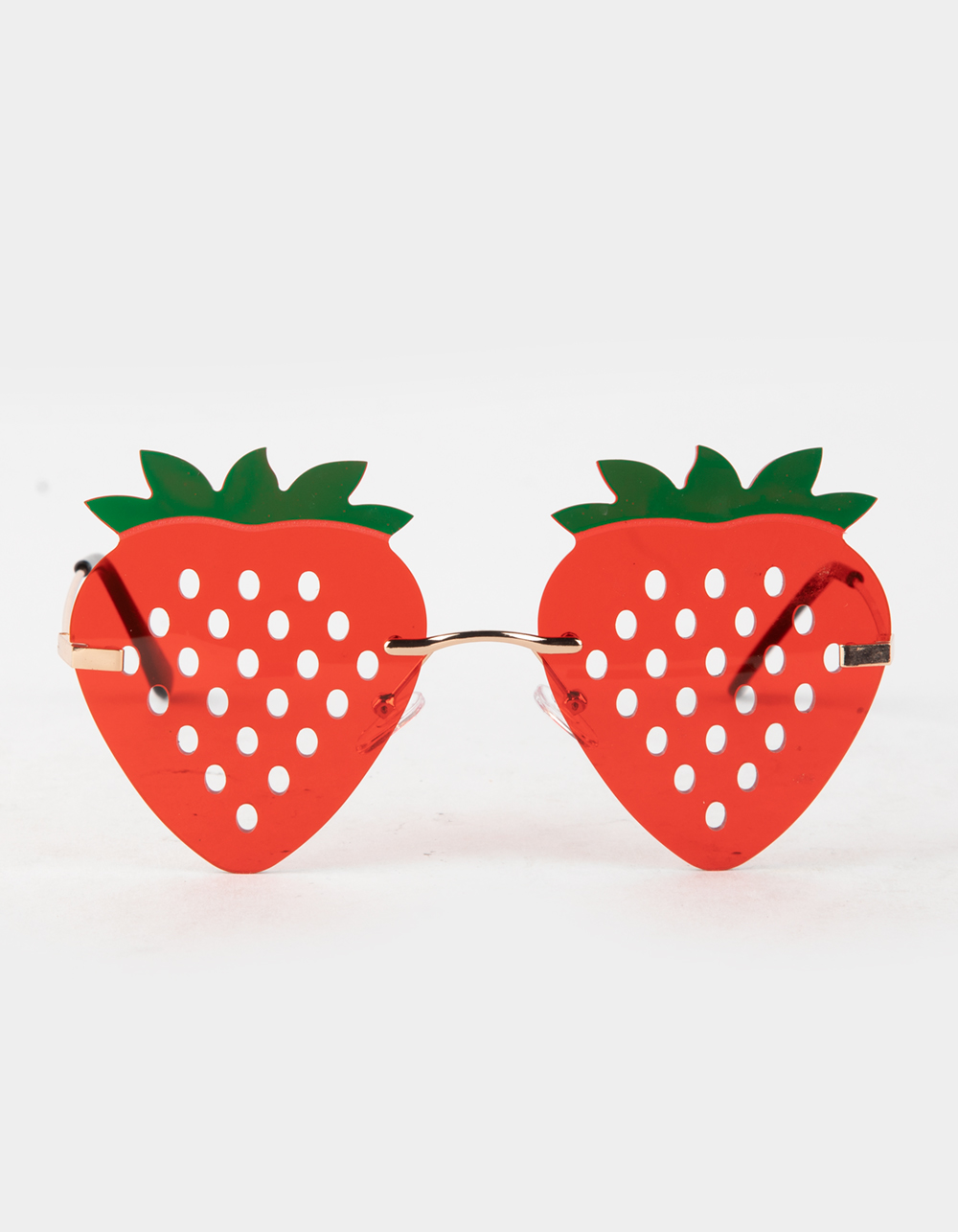 RSQ Strawberry Novelty Sunglasses RED Tillys