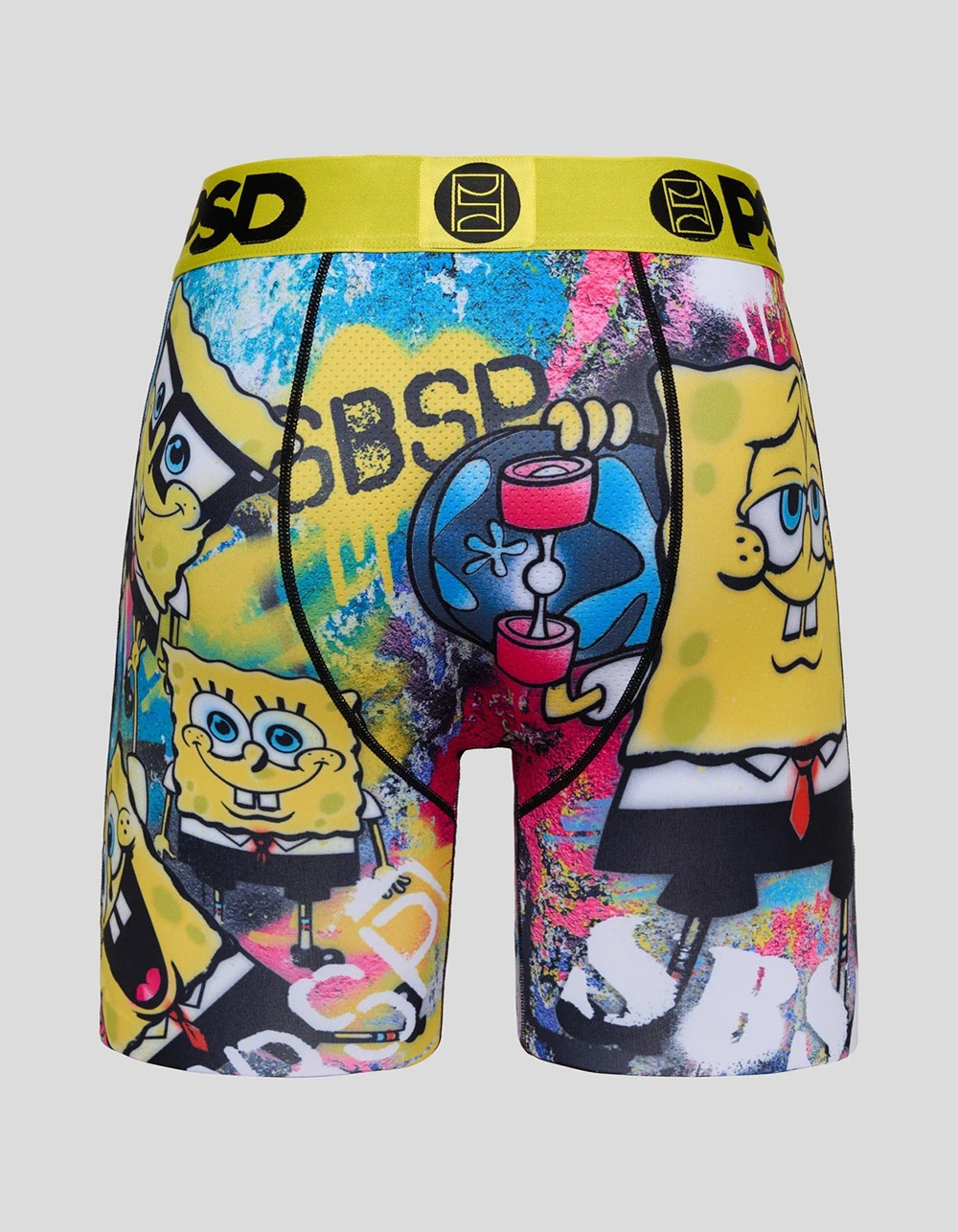 PSD x SpongeBob SquarePants SBSP Mens Boxer Briefs - MULTI