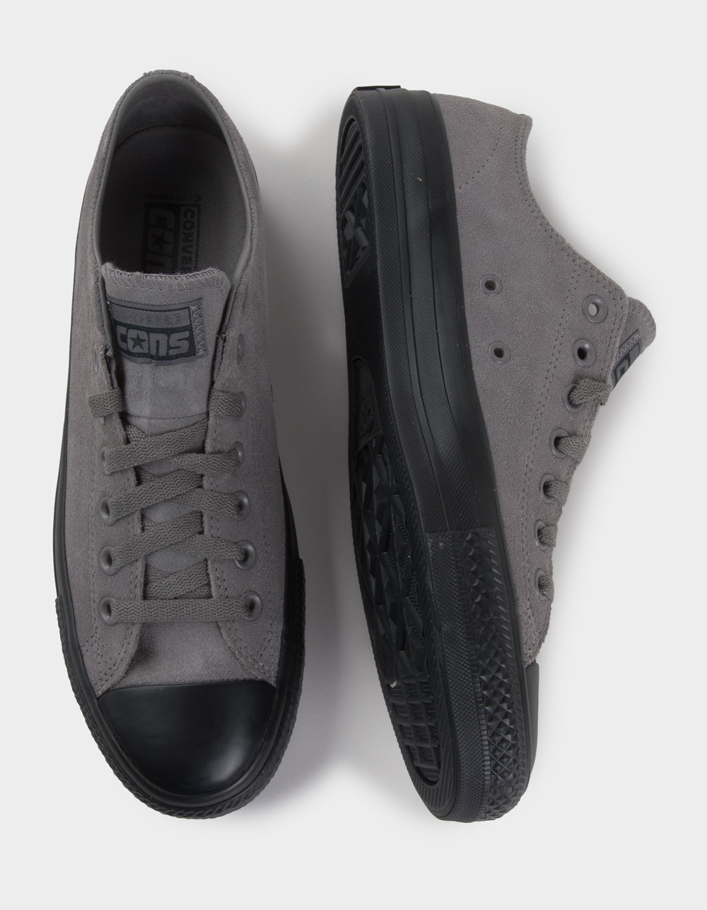 CONVERSE CONS Chuck Taylor All Star Pro Suede Shoes - GRAY/BLACK