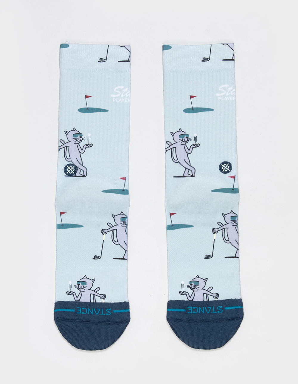 STANCE Players Club Mens Crew Socks - SAGE
