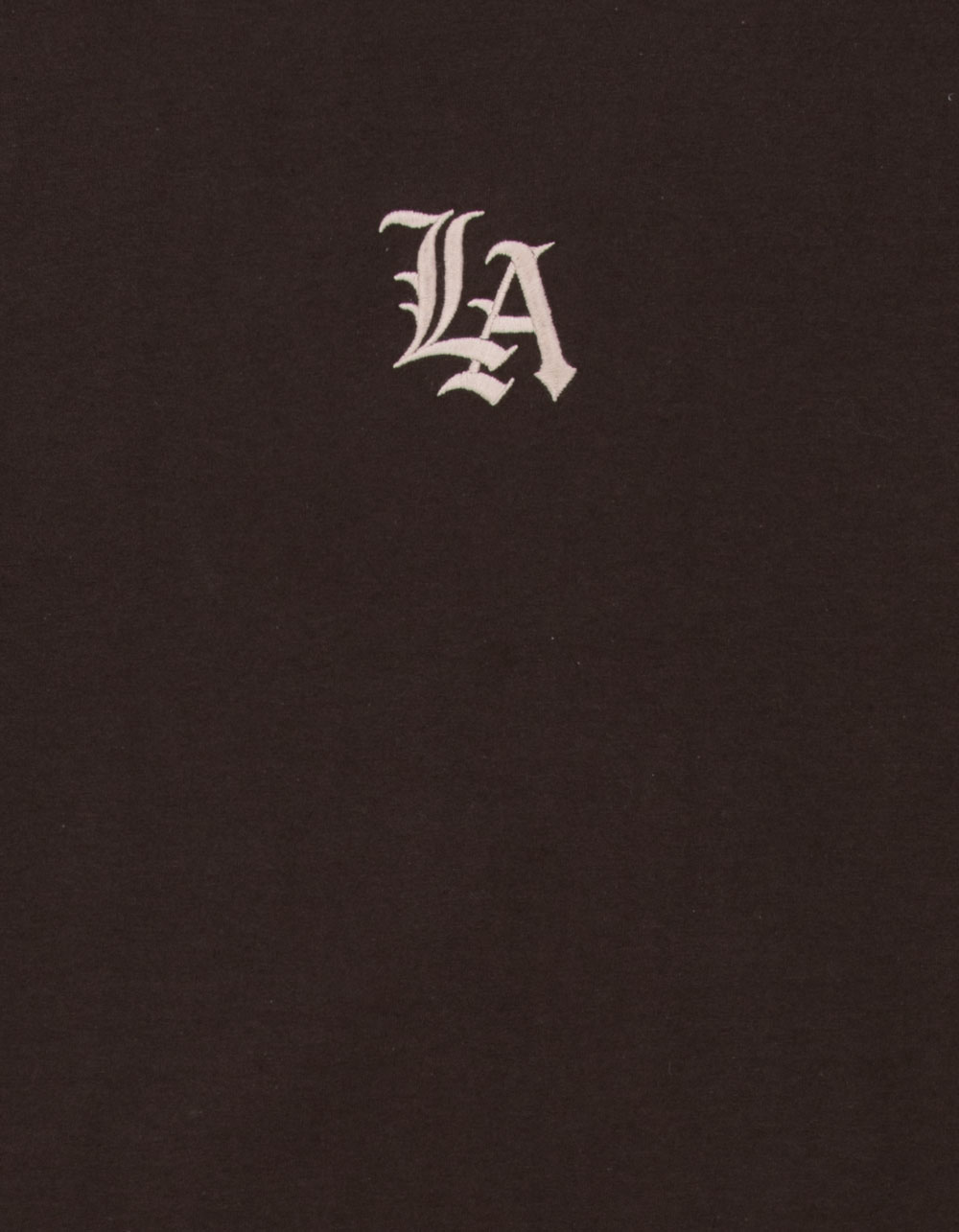 RIOT SOCIETY LA Center Embroidered Mens Tee - BROWN