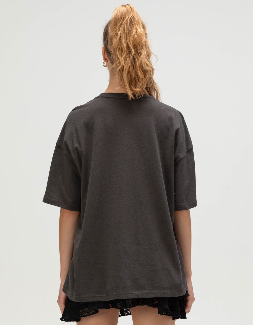 BILLABONG Counting Womens Boyfriend Tee - BLACK