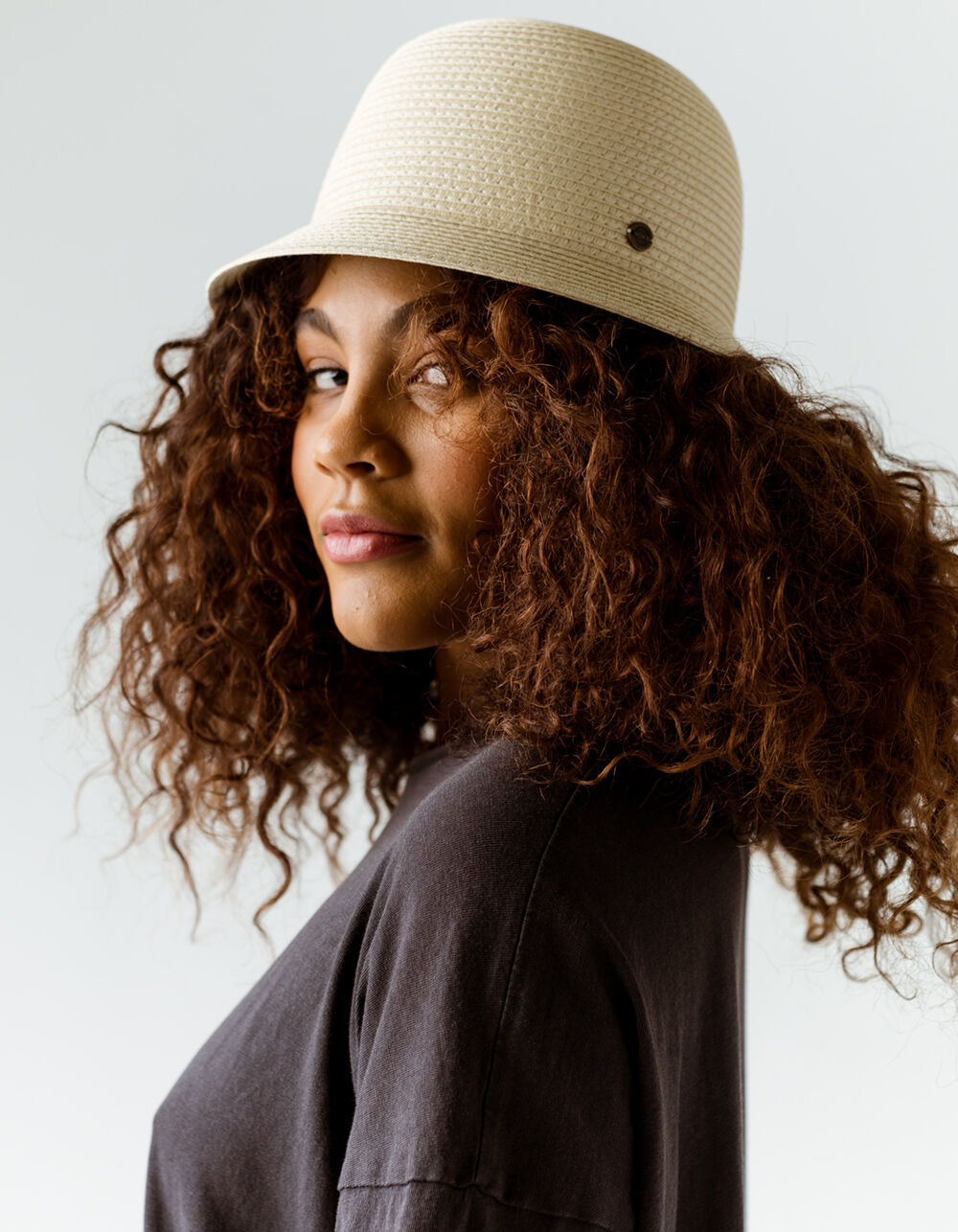 Roxy Summer Mood Bucket Hat - Natural - S/M