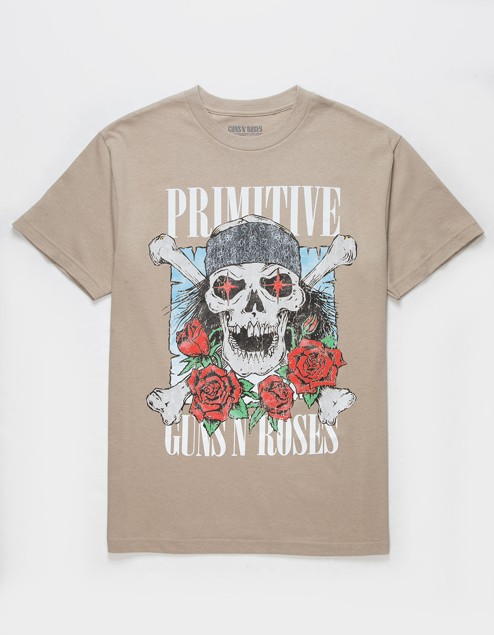 PRIMITIVE x Guns N' Roses Streets Mens Tee - SAND | Tillys