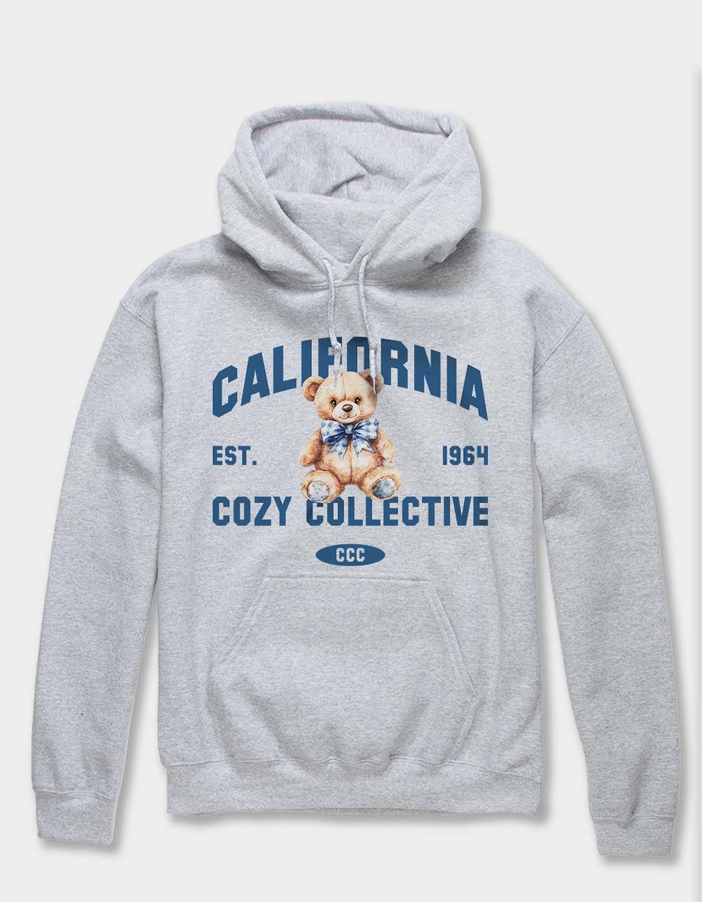 BEAR Cozy Collective Unisex Hoodie - HEATHER GRAY