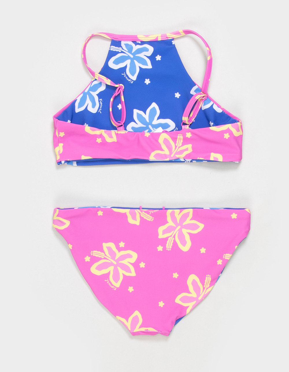 RIP CURL Tropical Dawn Girls Reversible High Neck Bikini Set - MULTI
