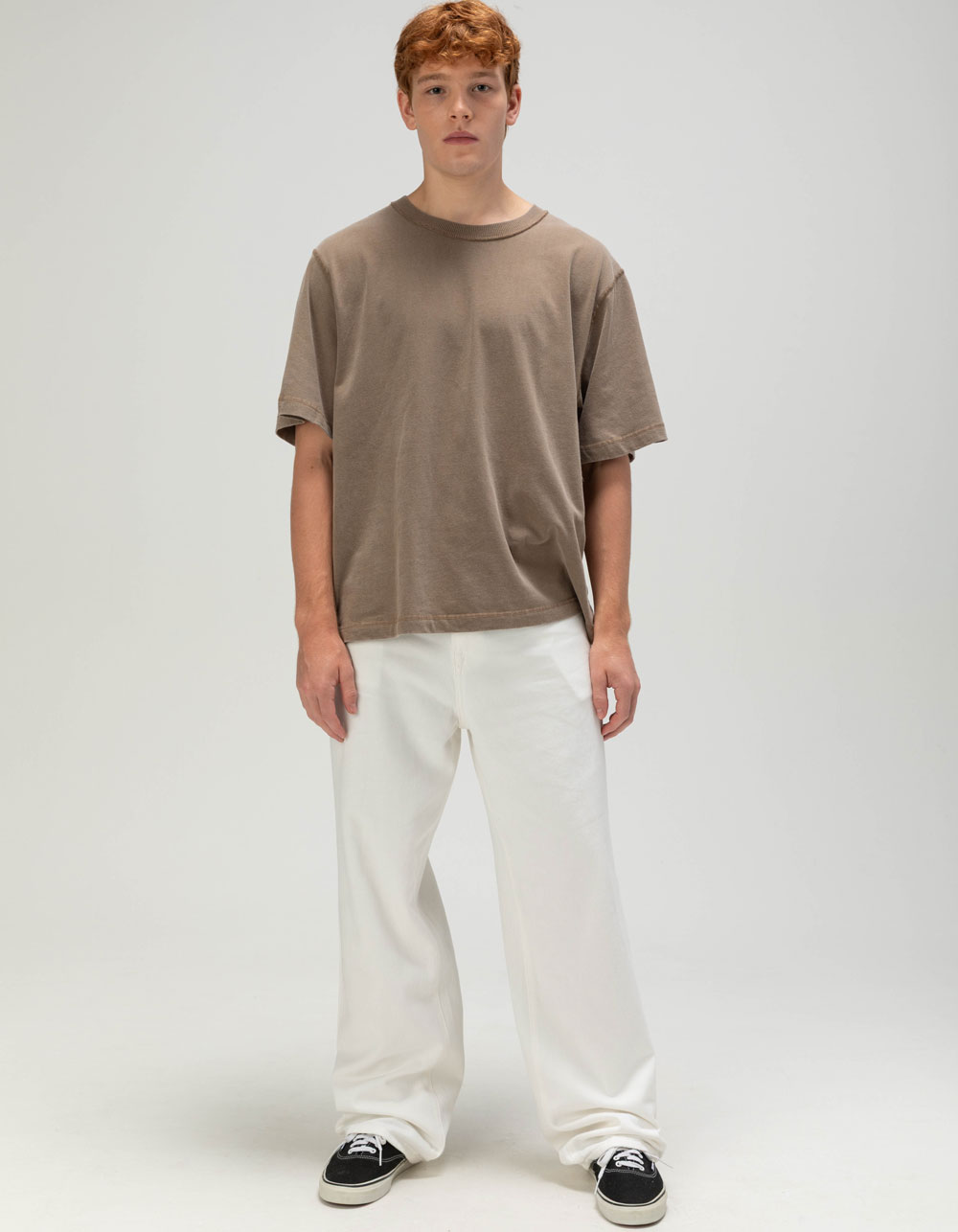 RSQ Mens Baggy Jeans - WHITE