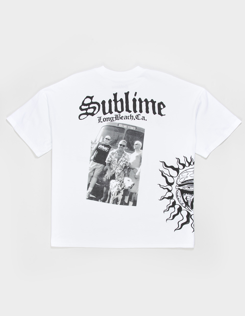 SUBLIME Collage Mens Boxy Tee - WHITE