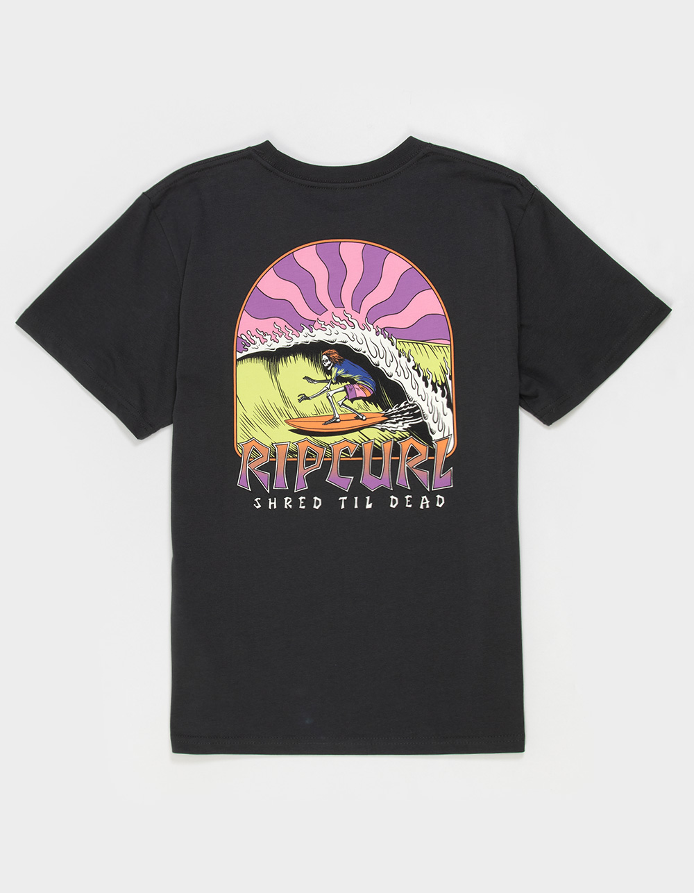 RIP CURL Shred Til Dead Boys Tee - BLACK
