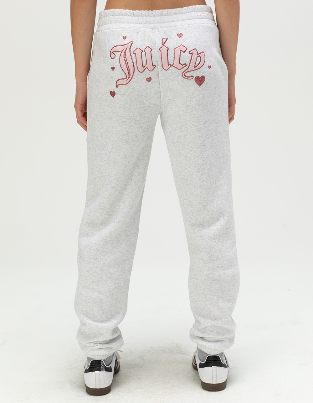 JUICY COUTURE Womens Jogger Sweatpants - HEATHER GRAY
