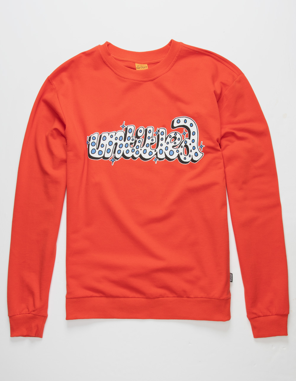 DESIGNS UNTITLED Groovy Mens Crewneck Sweatshirt - RED | Tillys