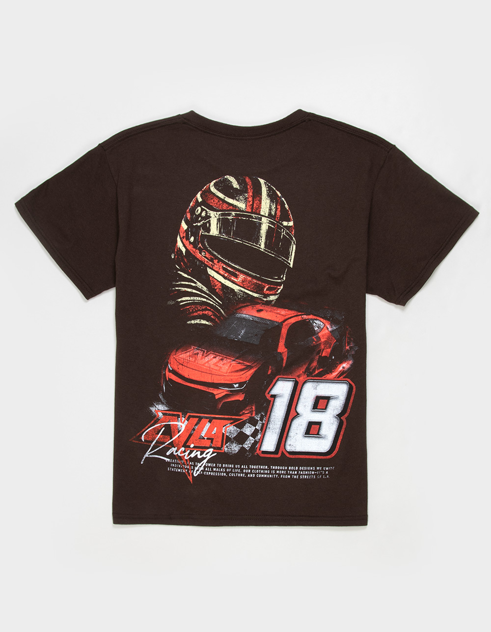CVLA Ghost GP Boys Tee - BROWN
