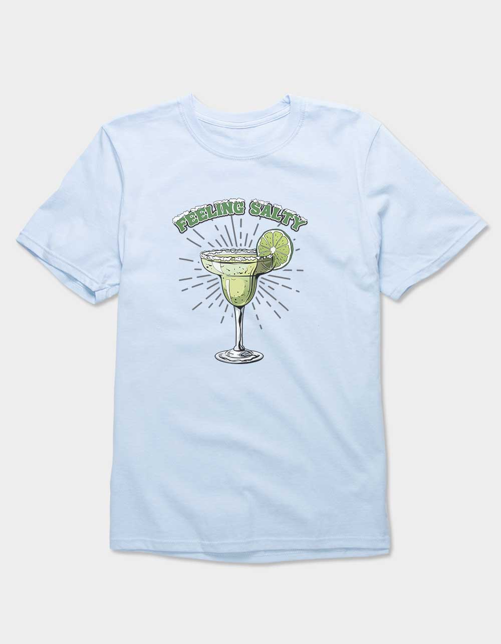 TEQUILA Feeling Salty Unisex Tee - LIGHT BLUE