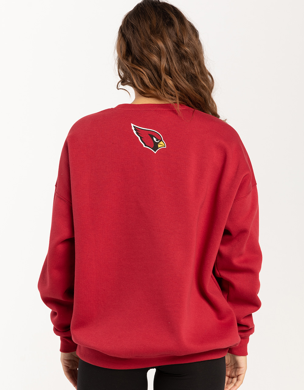 NFL Arizona Cardinals Embroidered Womens Crewneck Sweatshirt - RED | Tillys