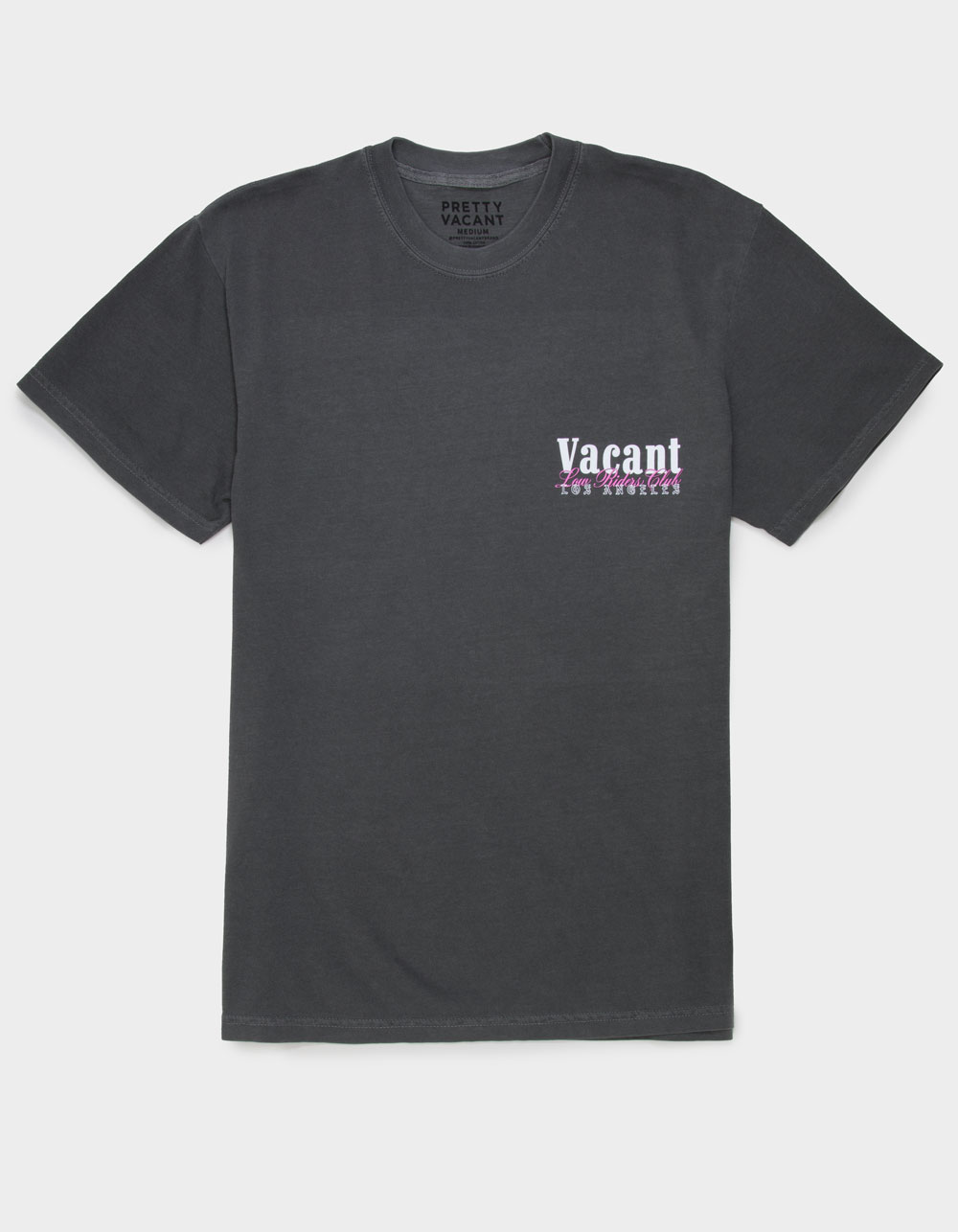 PRETTY VACANT Low Riders Club Mens Boxy Tee - WASHED BLACK