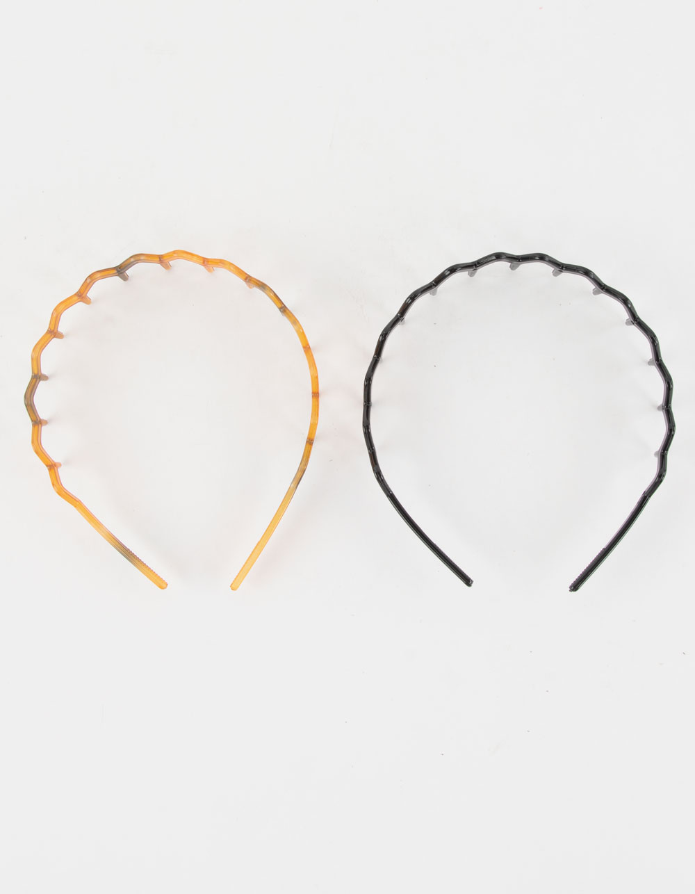 FULL TILT 2 Pack Zig Zag Headbands BLACK COMBO Tillys