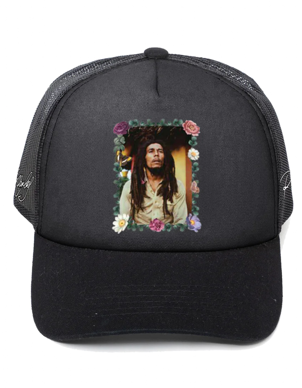PRIMITIVE x Bob Marley Everlasting Mens Trucker Hat - BLACK