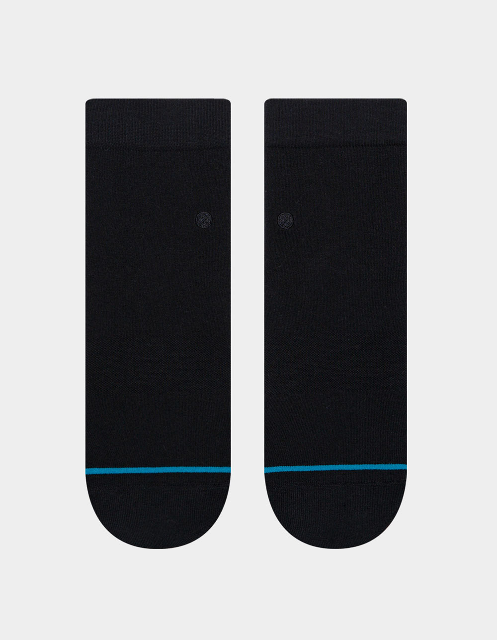 STANCE Icon Mens Quarter Socks BLACK Tillys