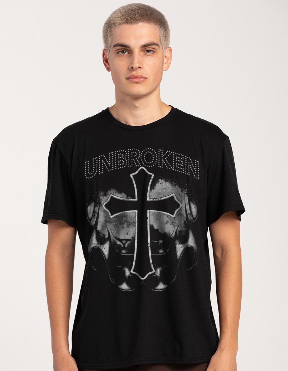 CROSS Unbroken Smoke Unisex Tee - BLACK