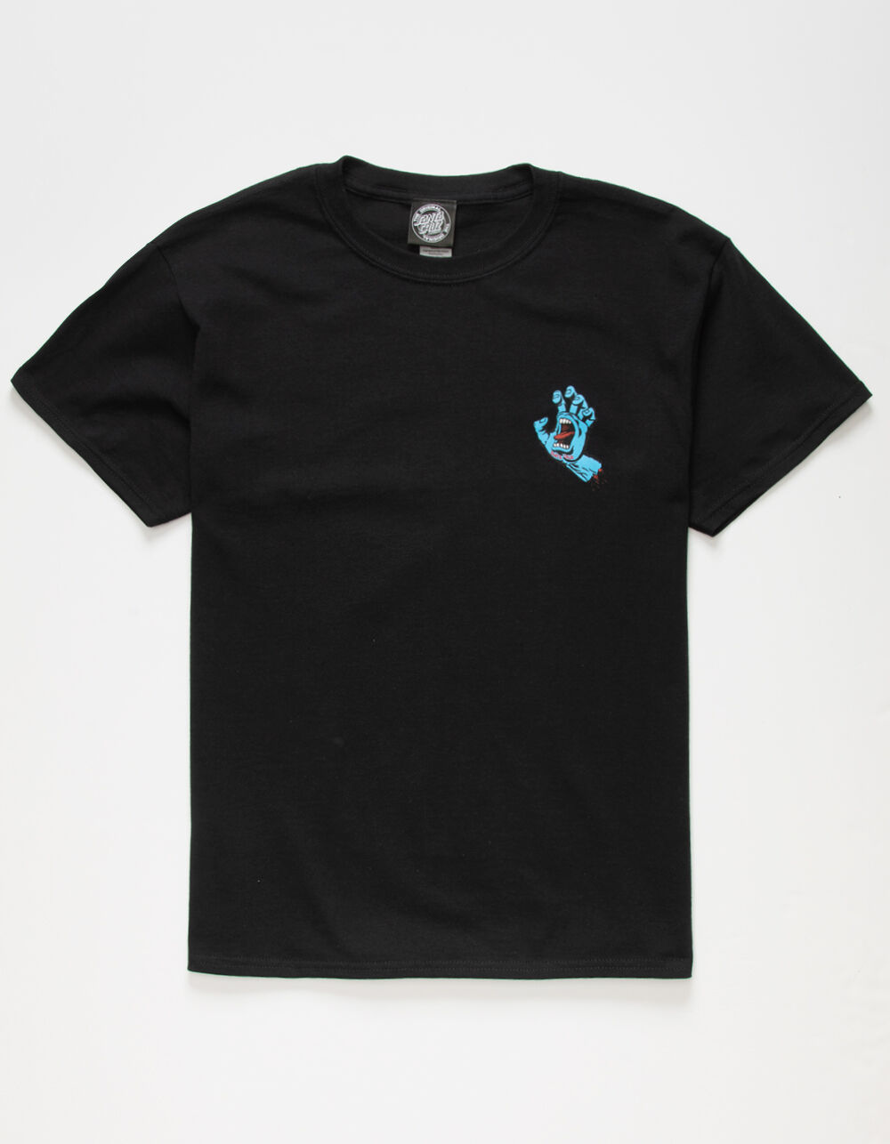 SANTA CRUZ Screaming Hand Boys T-Shirt - BLACK