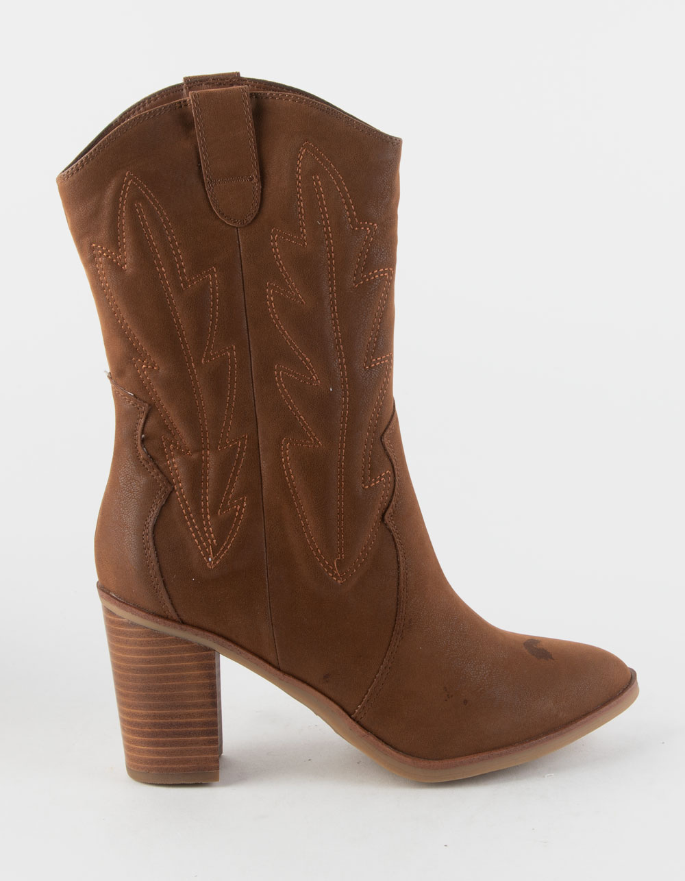 MIA Raylyn Womens Ankle Cowboy Boots COGNAC Tillys