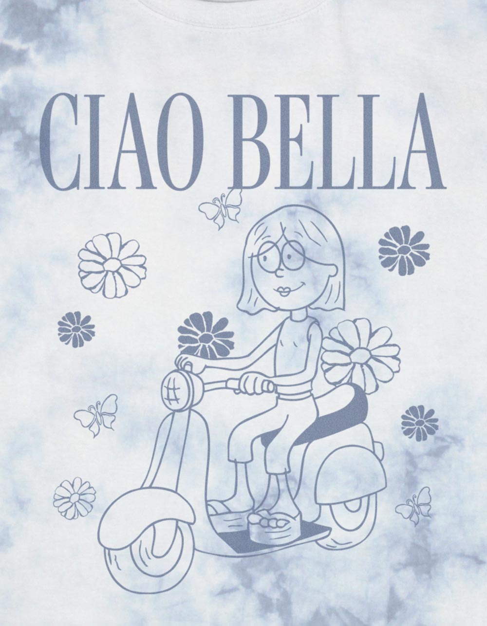 LIZZIE MCGUIRE Ciao Bella Unisex Tee - WHITE COMBO