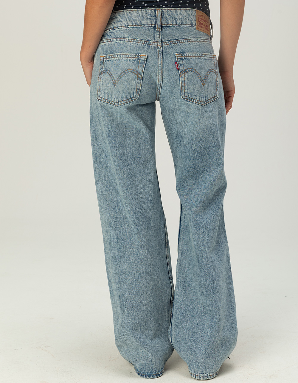 LEVI'S Superlow Womens Loose Jeans - Don't Miss LIGHT WASH