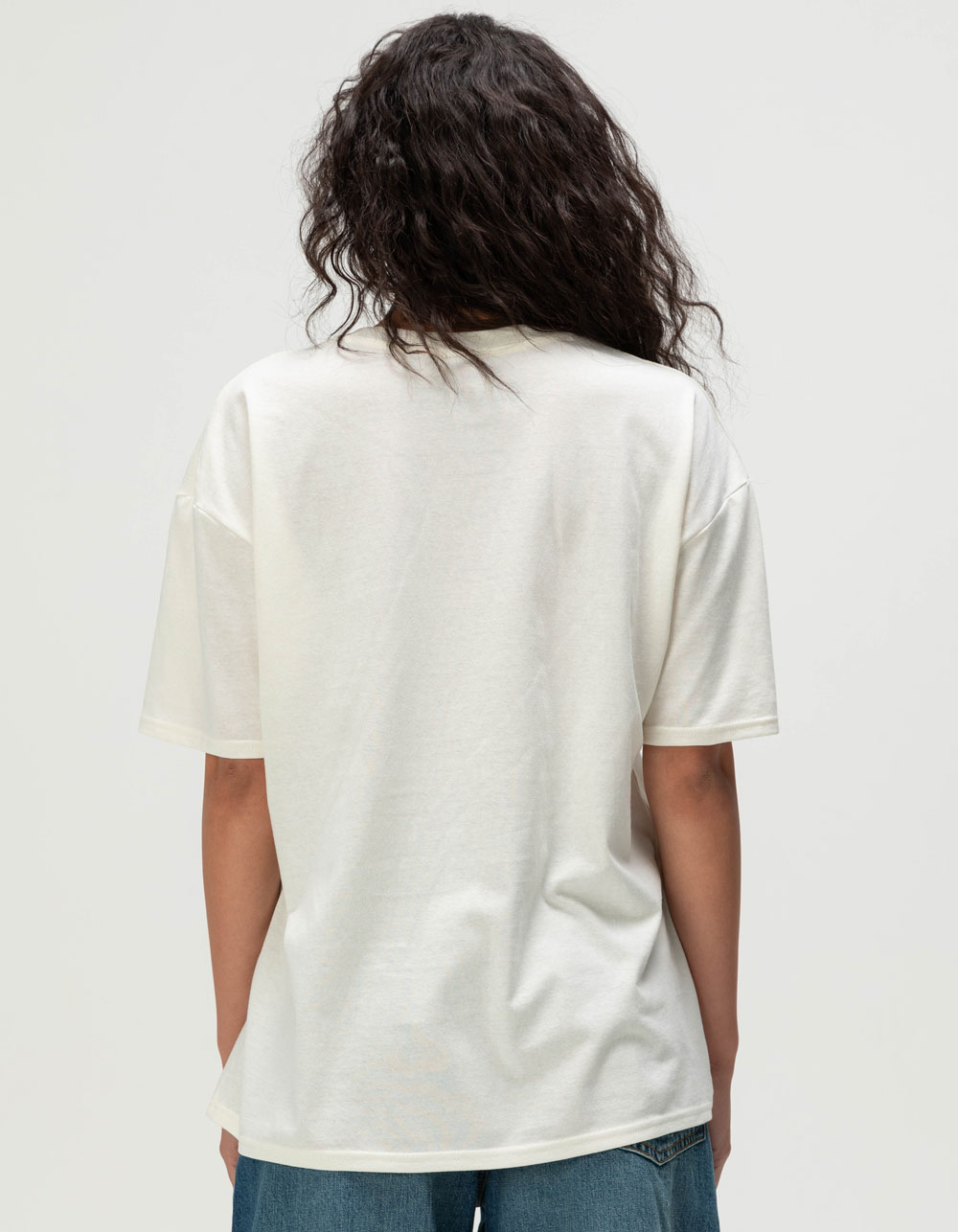 RIPPLE JUNCTION Peanuts Football Womens Boyfriend Tee - WHITE