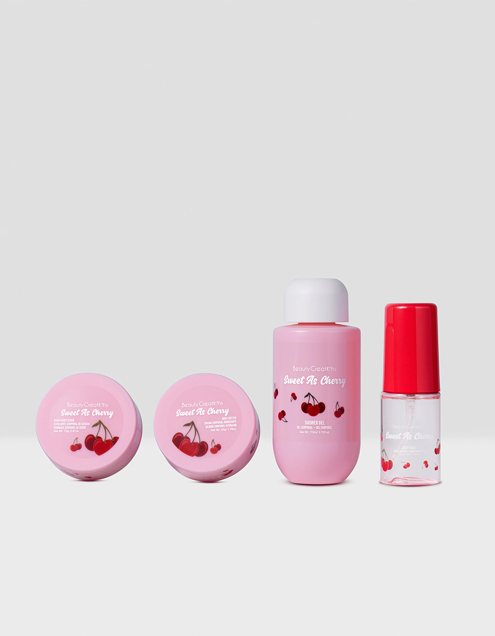 BEAUTY CREATIONS Sweet Dose Mini Body Care Kit - PINK