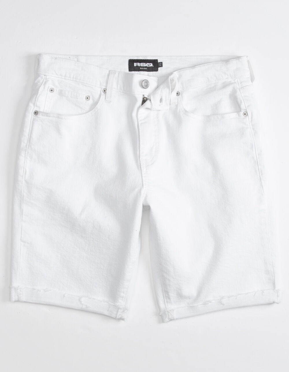 RSQ Mens White Denim Shorts WHITE Tillys