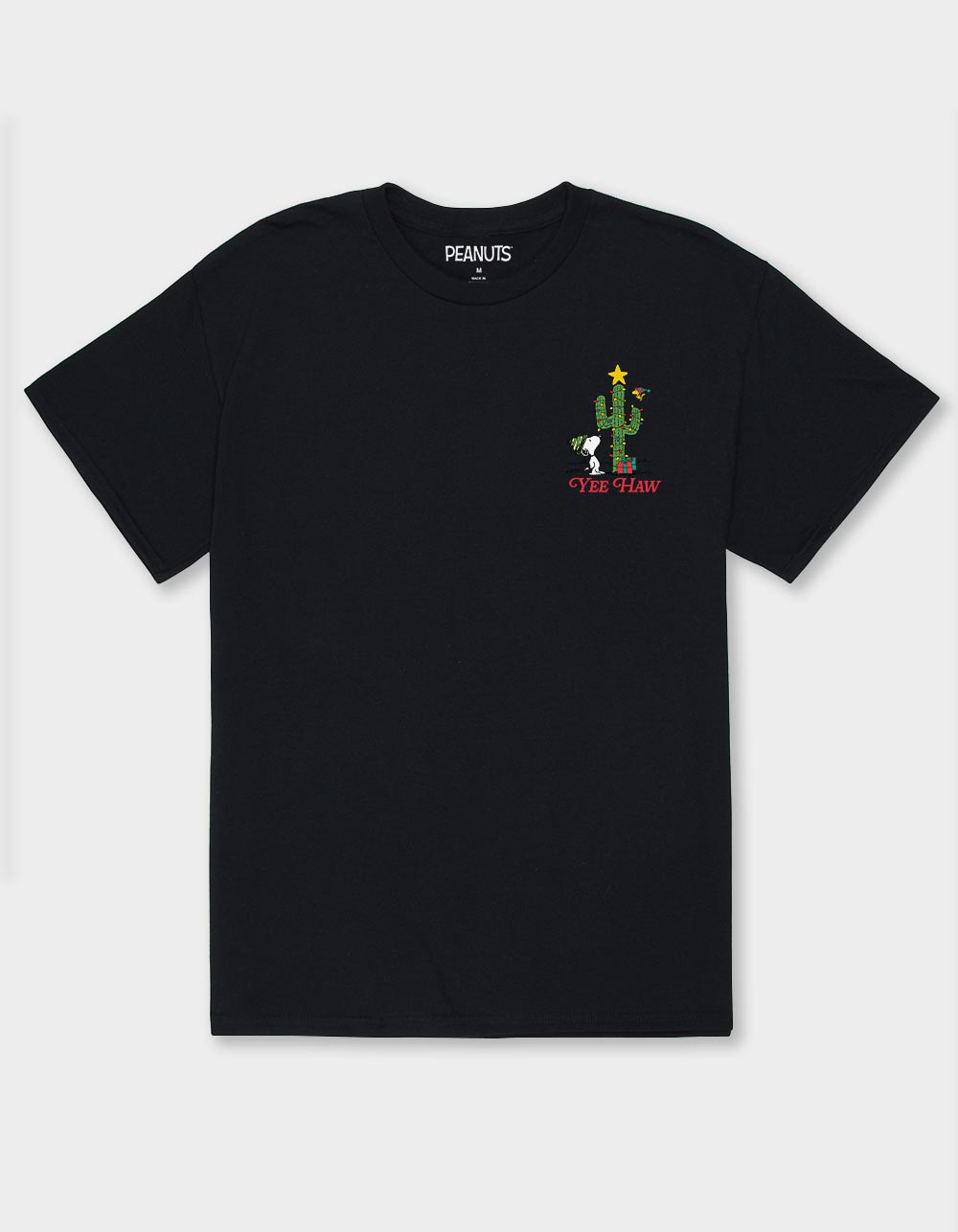 PEANUTS Yee Haw Holiday Unisex Tee - BLACK